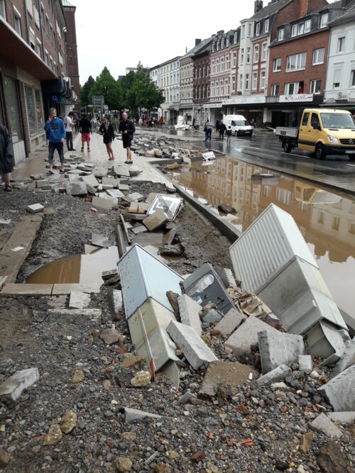 Flutkatastrophe: Hochwasser zerstört Stolberg