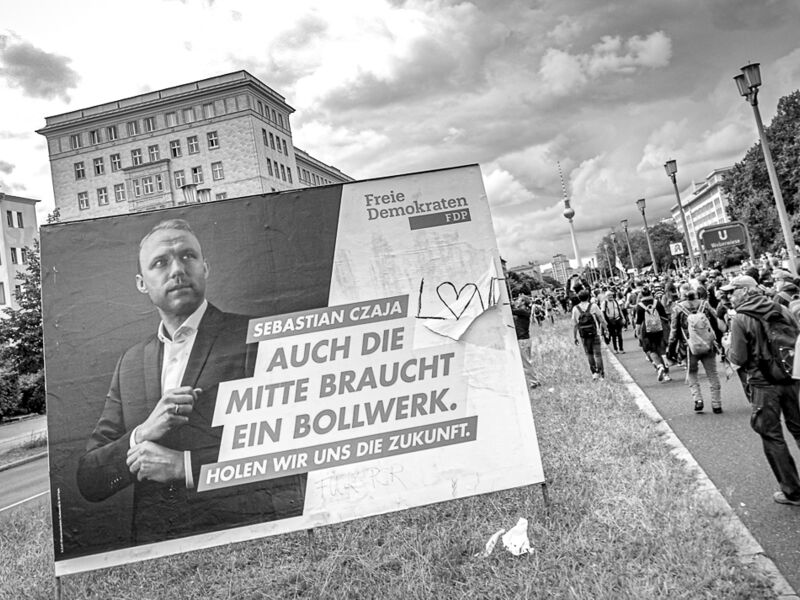 Boris Reitschuster und Christian Witt - Bilder einer verbotenen Demonstration in Berlin