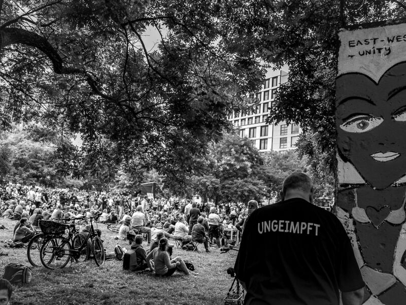 Boris Reitschuster und Christian Witt - Bilder einer verbotenen Demonstration in Berlin